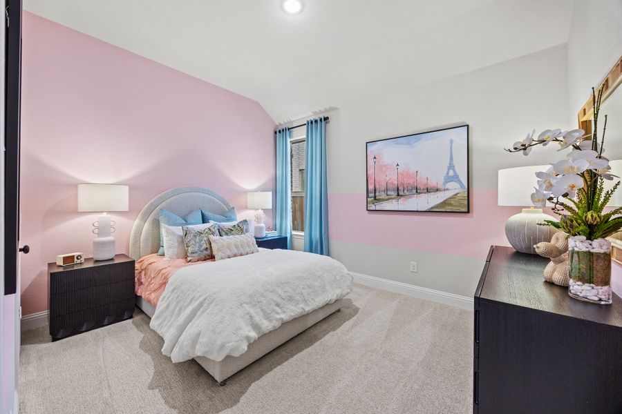 Furnished interior in a model home at Mockingbird Hills - Signature Series in Joshua (Image 25).