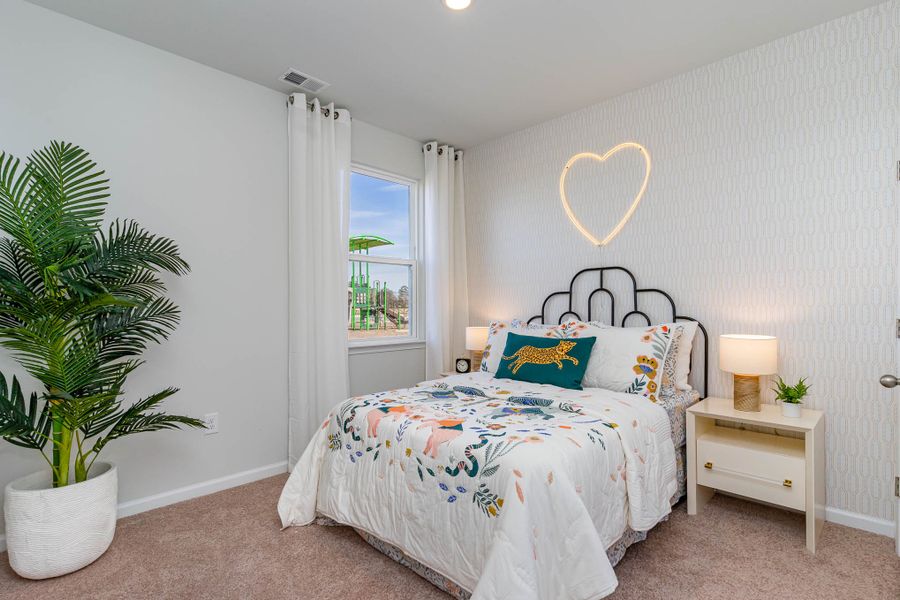 Furnished interior in a model home at Ridgefield in Conway (Image 38).