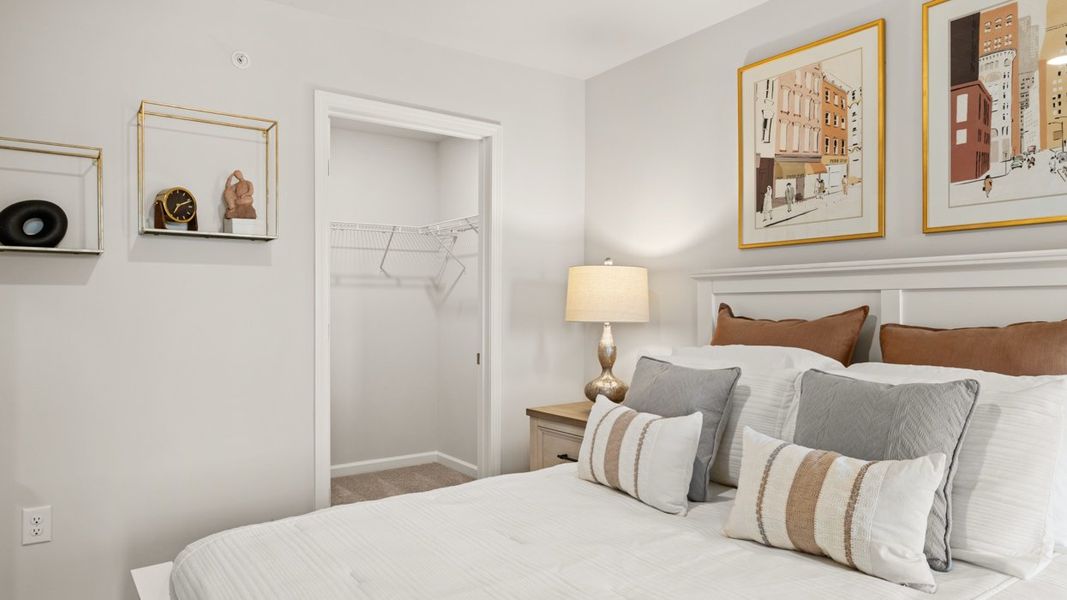 Furnished interior in a model home at The Reserve at North Bridges in McDonough (Image 18).