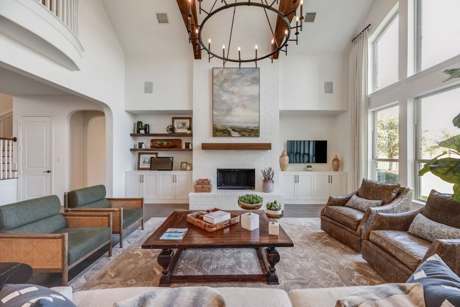 Furnished interior in a model home at King's Crossing - Phase 5 & 6 in Parker (Image 8). Furnished interior in a model home at King's Crossing - Phase 5 & 6 in Parker (Image 8).