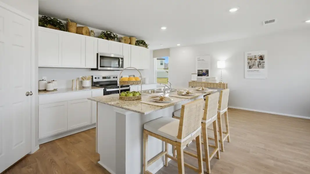 Furnished interior in a model home at Cool Water in Jarrell (Image 10). Furnished interior in a model home at Cool Water in Jarrell (Image 10).