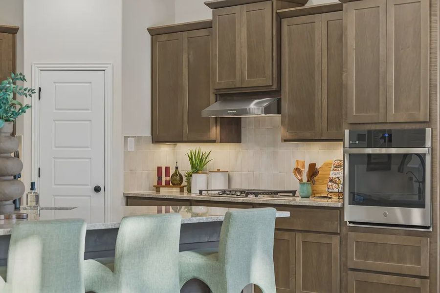 Furnished interior in a model home at Westpoint Park in Fort Worth (Image 14).