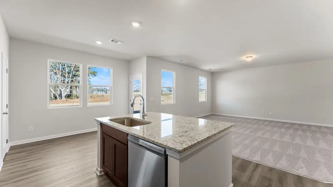 Furnished interior in a model home at Villages at Cedar Hill in Dallas (Image 5).