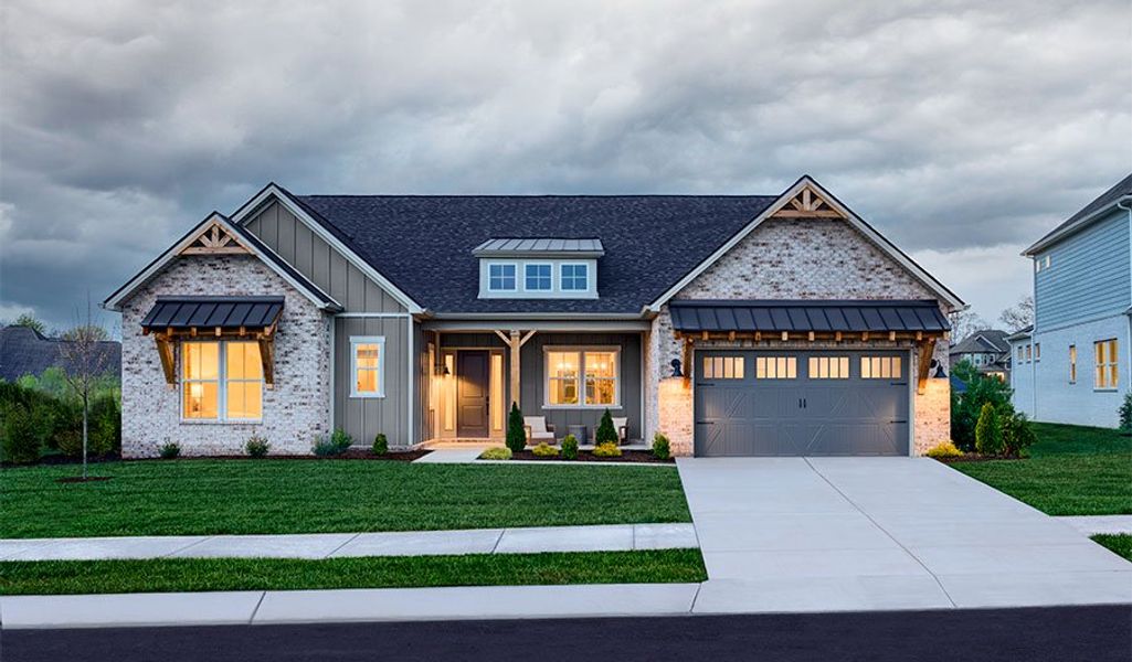 Front exterior of a home in the August Park community, located in Spring Hill, TN (Image 15).