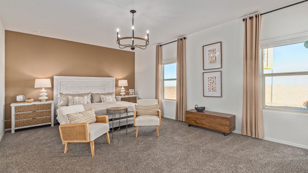 Furnished interior in a model home at Sycamore Vista in Vail (Image 25).