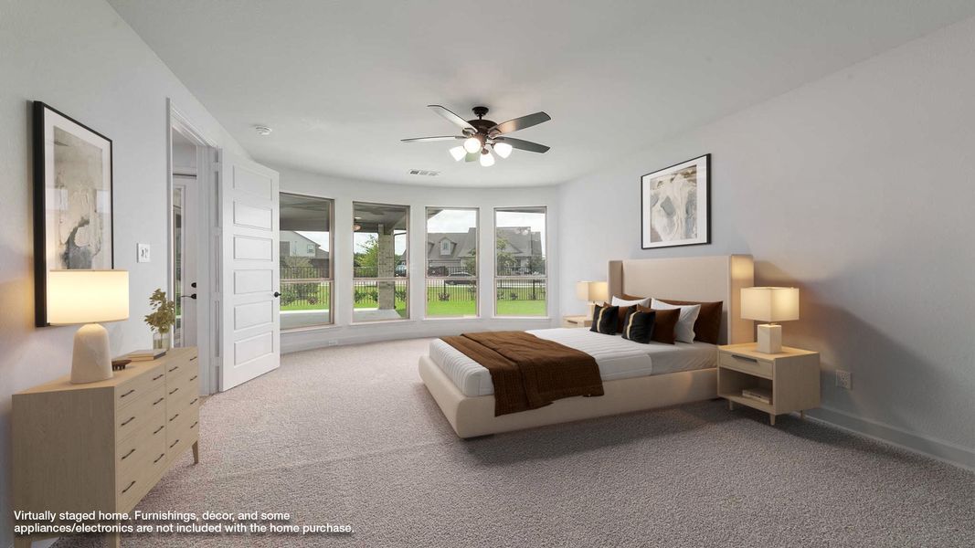 Furnished interior in a model home at The Parks at Wilson Creek 60' in Celina (Image 8). Furnished interior in a model home at The Parks at Wilson Creek 60' in Celina (Image 8).