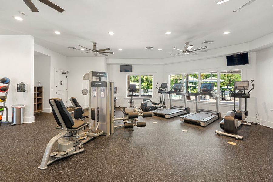 Furnished interior in a model home at Amelia Walk in Fernandina Beach (Image 4).