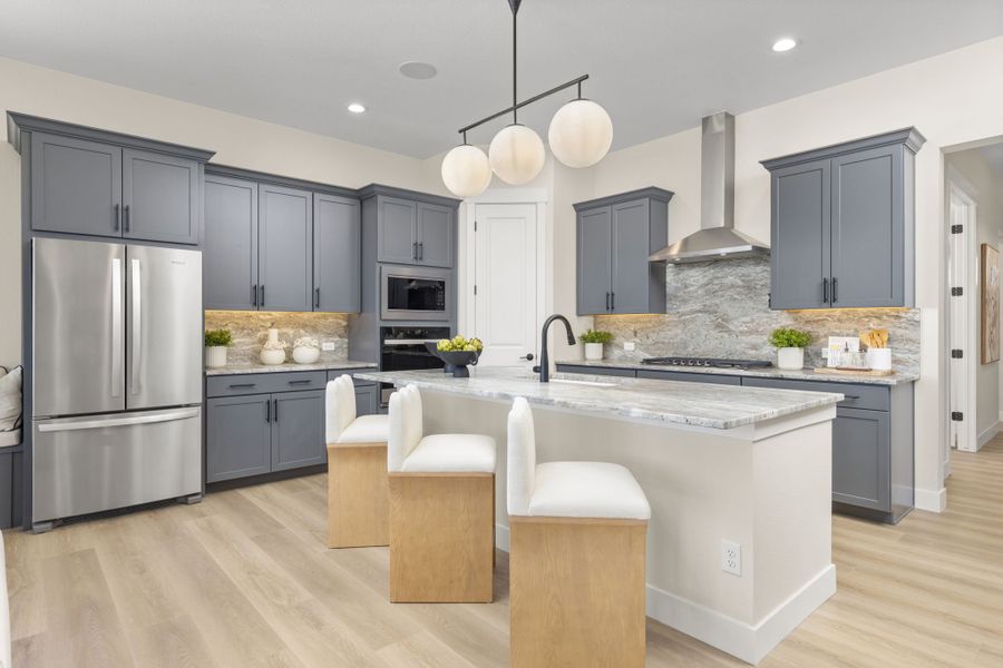 Plan C411 - American Legend Homes' Model in Sterling Ridge - Kitchen