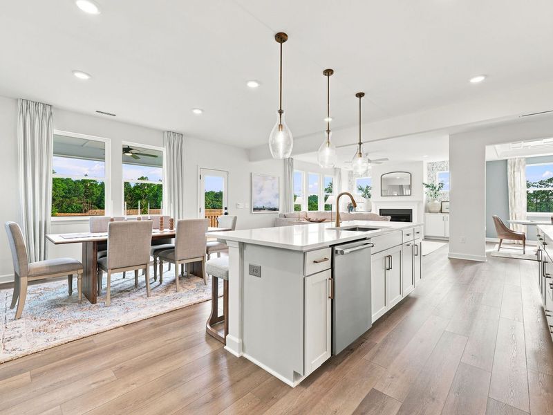Furnished interior in a model home at Montrose in Aberdeen (Image 28).