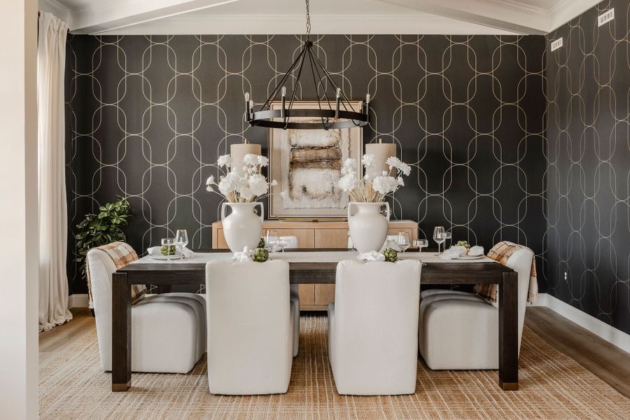 Furnished interior in a model home at The Gables at Handsmill Waterfront in York (Image 9).