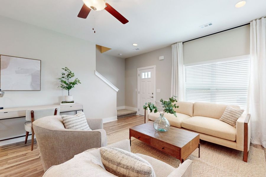 Furnished interior in a model home at Dry Creek Village in Goodlettsville (Image 5).