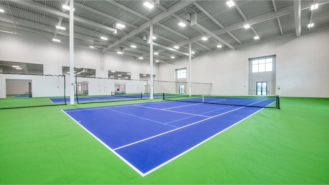 Verdana Village indoor Pickleball court