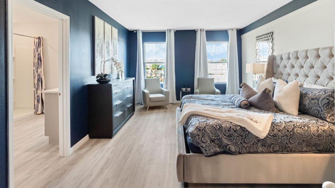 Furnished interior in a model home at Timberwalk in Mount Dora (Image 29).