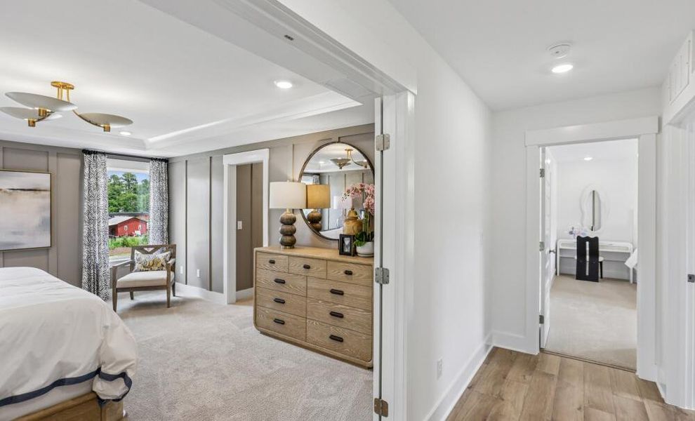 Furnished interior in a model home at Cedar Ridge in Angier (Image 26).