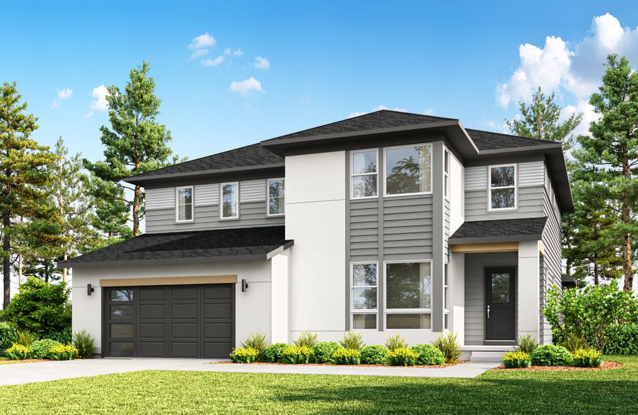 Front exterior of a home in the Jackson Creek community, located in Monument, CO (Image 13).