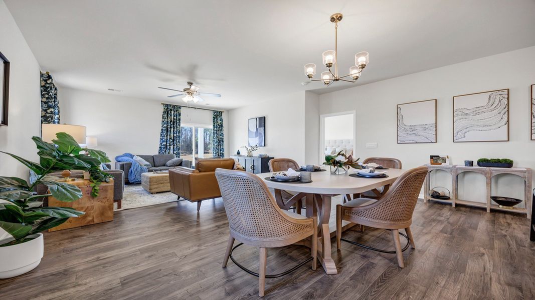 Furnished interior in a model home at Sease's Pond in Gilbert (Image 19).