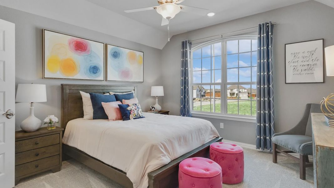 Furnished interior in a model home at Anna Ranch in Anna (Image 31). Furnished interior in a model home at Anna Ranch in Anna (Image 31).