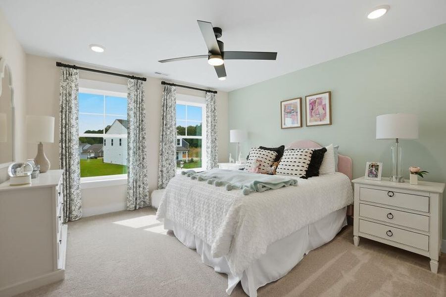 Furnished interior in a model home at Arbordale in Elgin (Image 18).