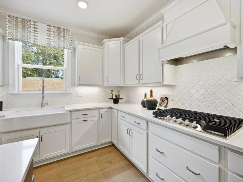 Furnished interior in a model home at Enclave at Belmont in Belmont (Image 15).