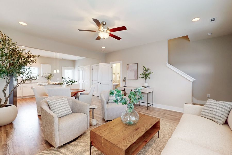 Furnished interior in a model home at Dry Creek Village in Goodlettsville (Image 17).