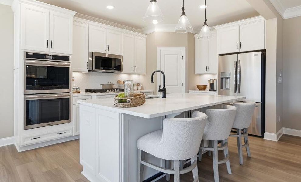 Furnished interior in a model home at Weddington in Benson (Image 5).