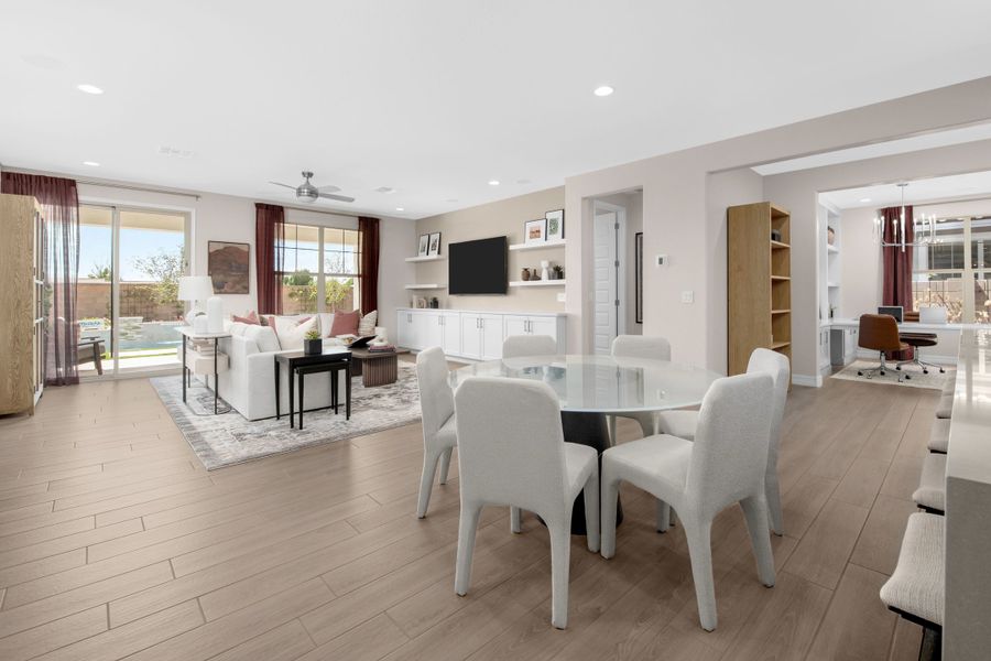 Furnished interior in a model home at Alamar in Avondale (Image 3).