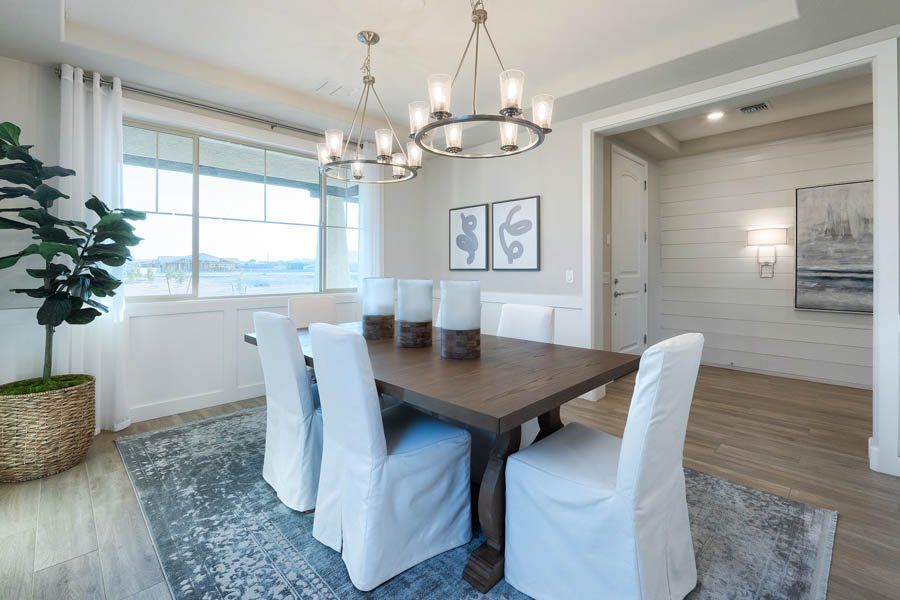 Furnished interior in a model home at Alora at Ironwing in Litchfield Park (Image 21).