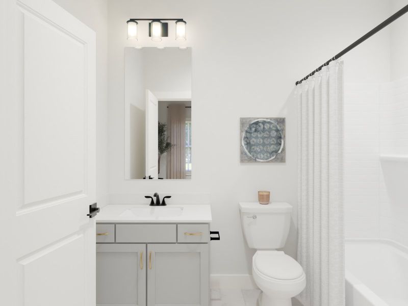 Furnished interior in a model home at McFarland Farms Townhomes in Mount Juliet (Image 8). Furnished interior in a model home at McFarland Farms Townhomes in Mount Juliet (Image 8).