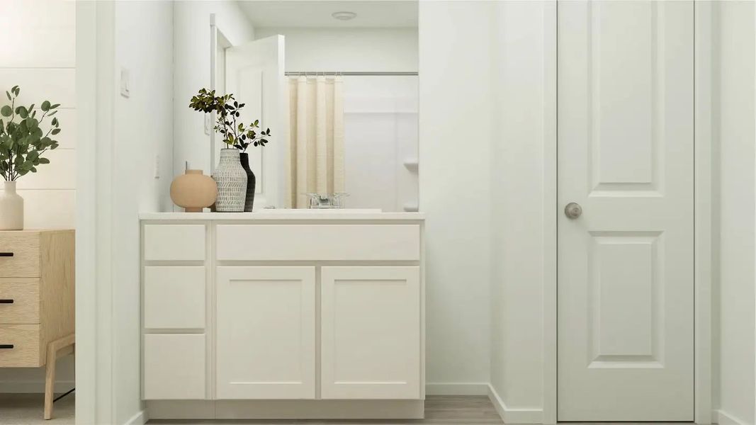 Furnished interior in a model home at Brookshire in Florence (Image 26).