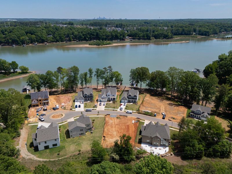 Aerial view of the Lakestone Cove community in Belmont, NC, showing layout and nearby surroundings (Image 8).