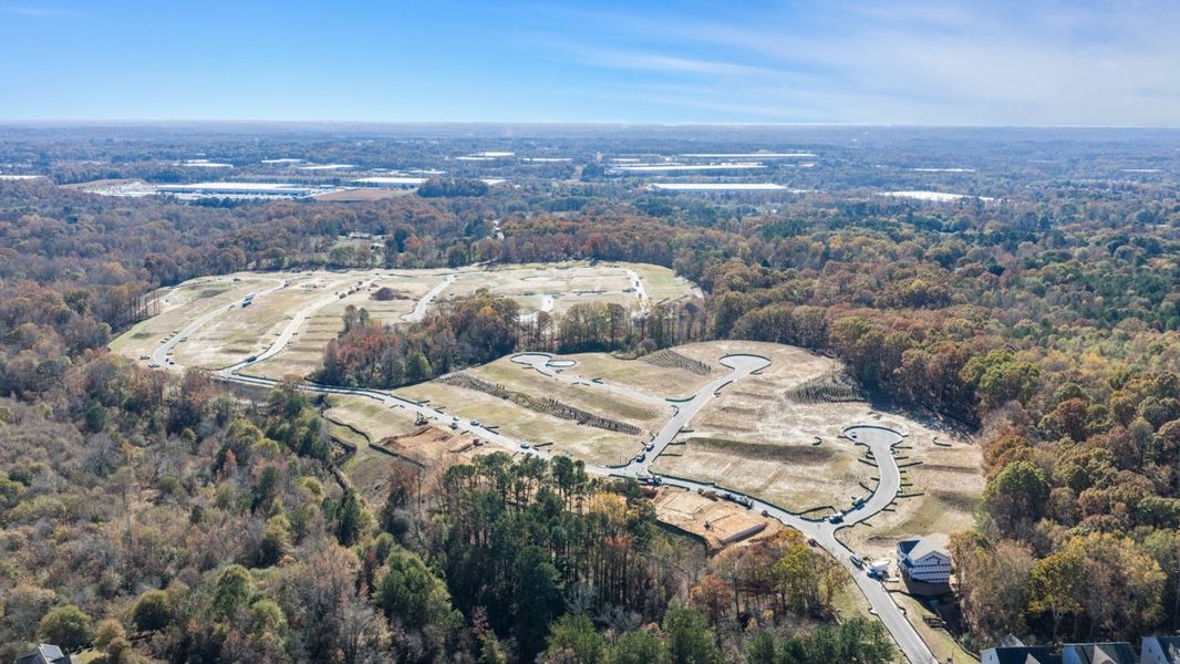 Site preparation and early development at Liberty Crossing in Braselton, GA (Image 16).