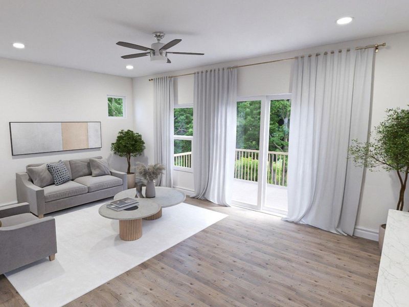 Furnished interior in a model home at ~Faris Park~ in Greenville (Image 12). Furnished interior in a model home at ~Faris Park~ in Greenville (Image 12).