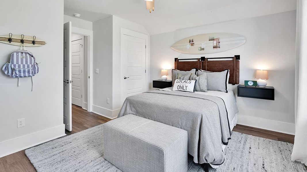 Furnished interior in a model home at Rolling Hills in Bolivia (Image 19). Furnished interior in a model home at Rolling Hills in Bolivia (Image 19).