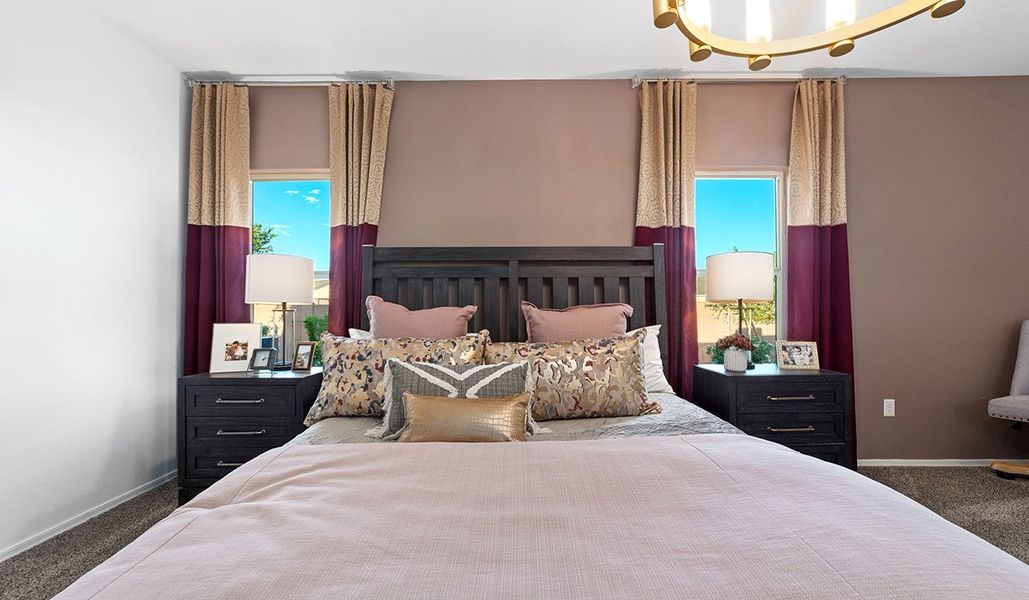 Furnished interior in a model home at Barnett Village in Marana (Image 21).