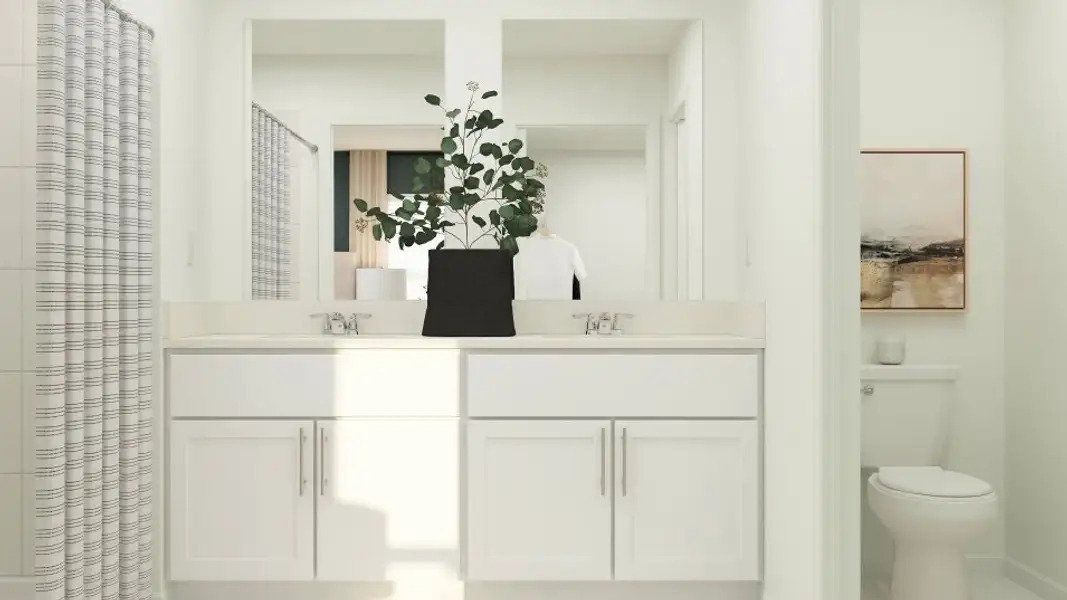 Furnished interior in a model home at Curiosity Creek: The Estates in Palmetto (Image 11).