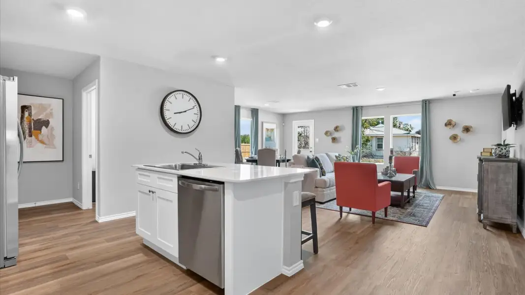 Furnished interior in a model home at Blackbird Estates in Mineral Wells (Image 6).