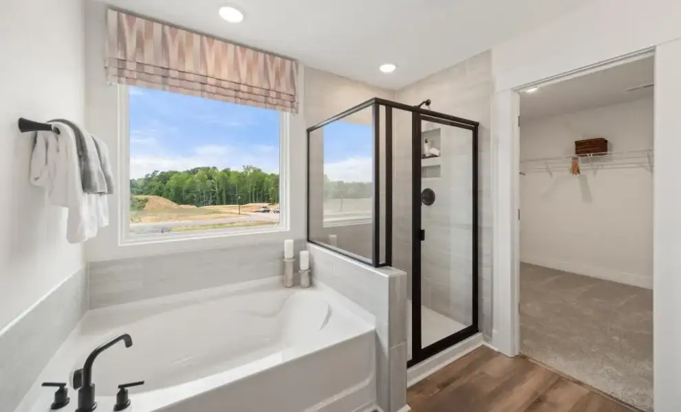 Furnished interior in a model home at Paisley Pointe in Boiling Springs (Image 18).