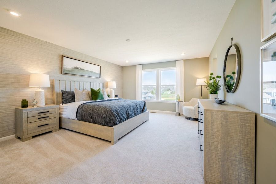 Furnished interior in a model home at Cherry Glen in Euharlee (Image 39).
