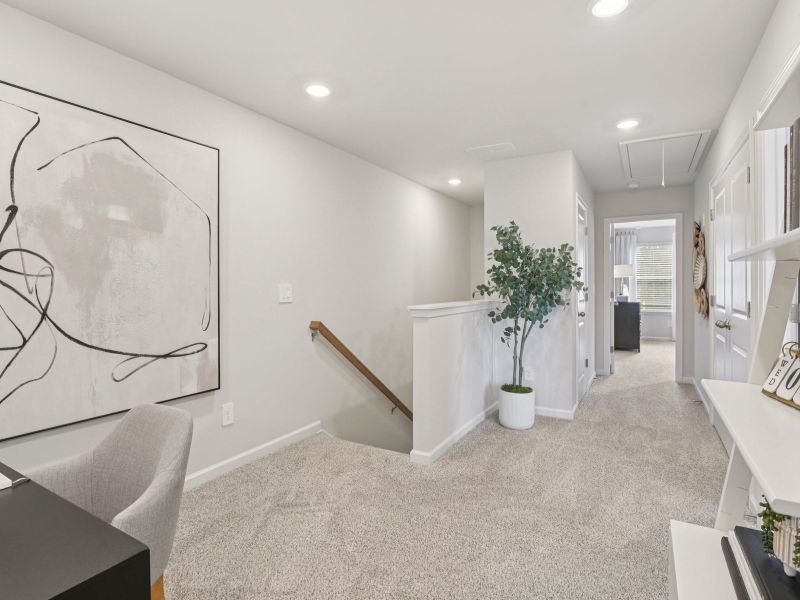 The Oakland floorplan with the Fresh Grey interior package modeled at Artisan Walk. The Oakland floorplan with the Fresh Grey interior package modeled at Artisan Walk.