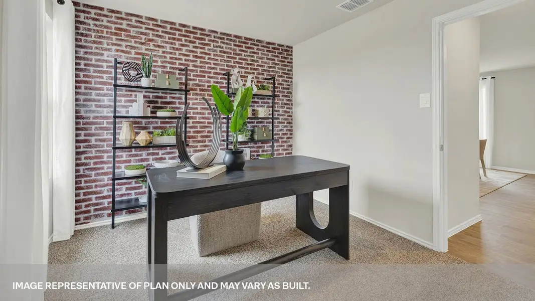 Furnished interior in a model home at Lantana in Lockhart (Image 8).