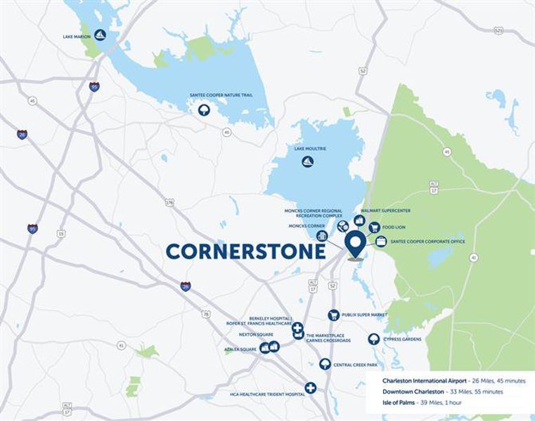 Image 7 of the Cornerstone community in Moncks Corner, SC. Image 7 of the Cornerstone community in Moncks Corner, SC.