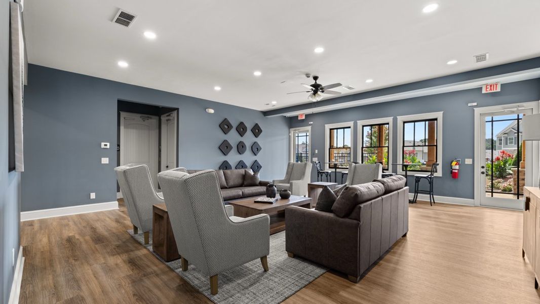 Furnished interior in a model home at Mountain Park in Dahlonega (Image 56).