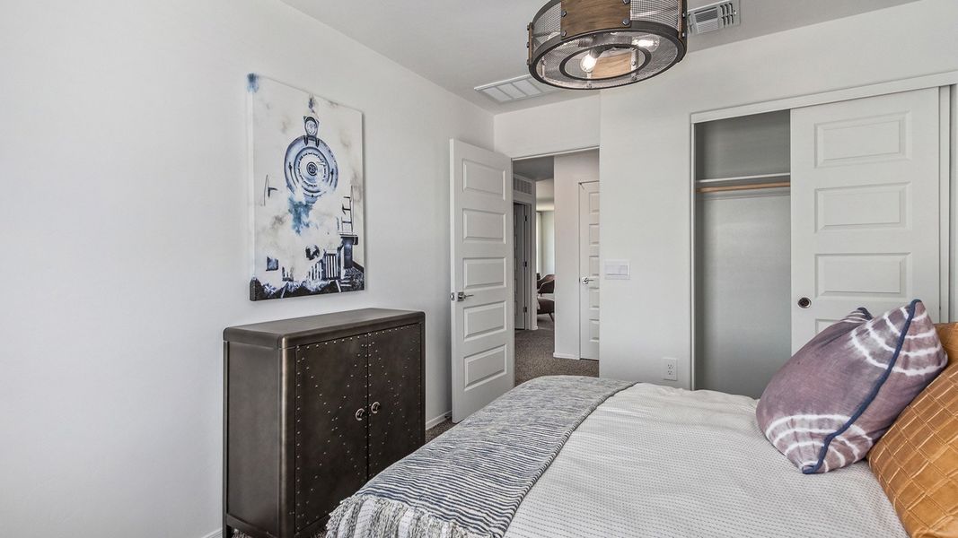 Furnished interior in a model home at Hanson Ridge in Vail (Image 36).