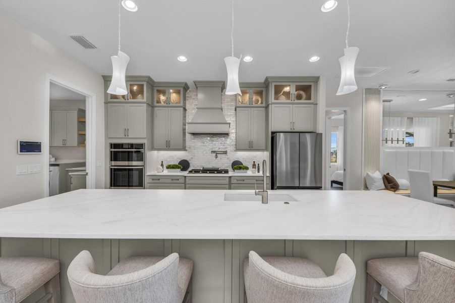 Furnished interior in a model home at Legends Bay in Bradenton (Image 214).