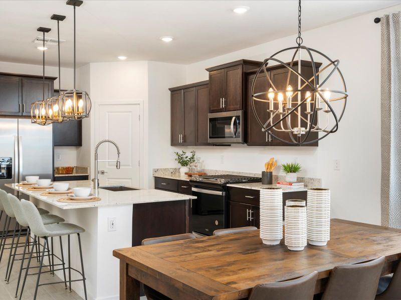 Dining Room in the Jubilee Floorplan at Bella Vista Trails