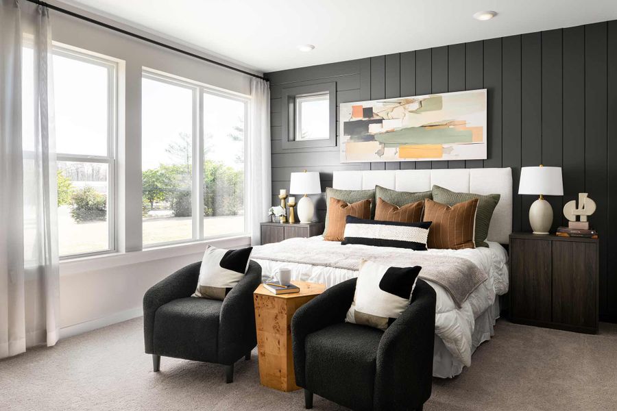 Furnished interior in a model home at Central Living at Craig in Charlotte (Image 5).