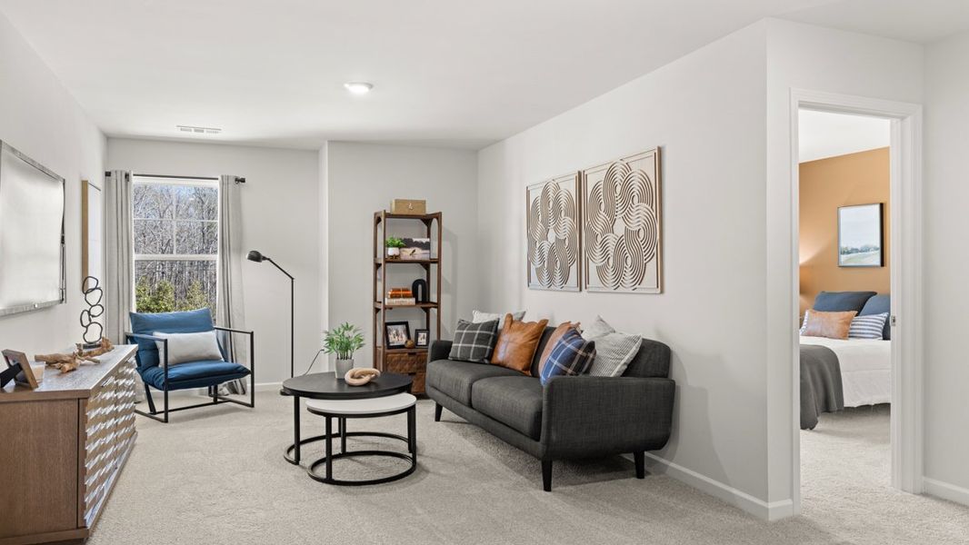 Furnished interior in a model home at Falcon Landing in Gainesville (Image 46).