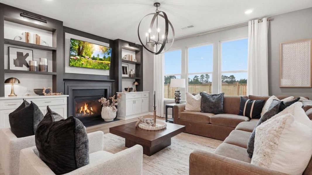 Furnished interior in a model home at Brighton in Locust Grove (Image 18). Furnished interior in a model home at Brighton in Locust Grove (Image 18).