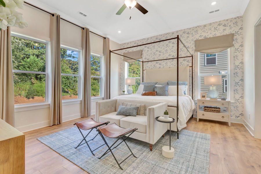 Furnished interior in a model home at Stonewood Estates: Legacy in Durham (Image 7).