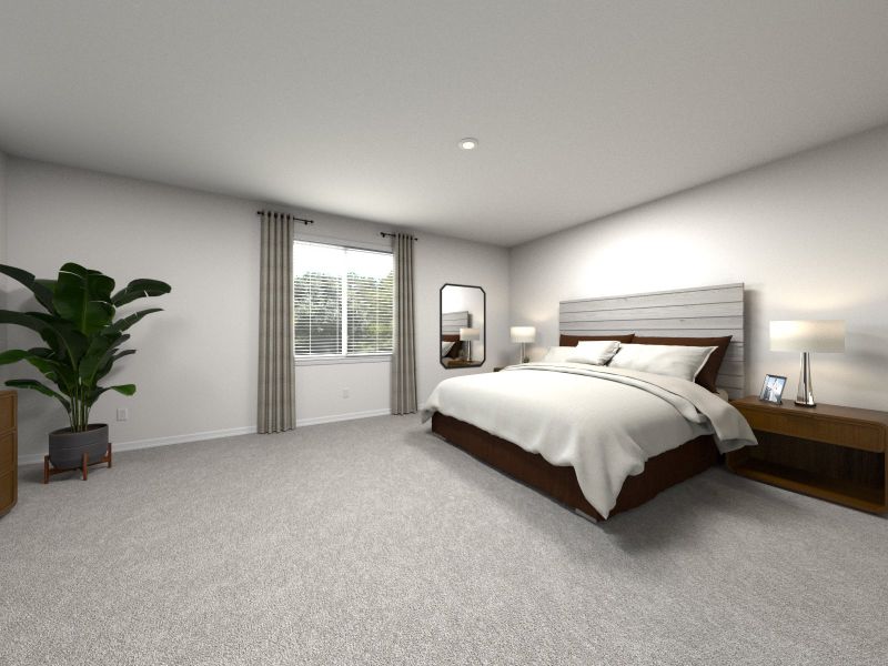 Furnished interior in a model home at Mount Plymouth Greens in Sorrento (Image 20).